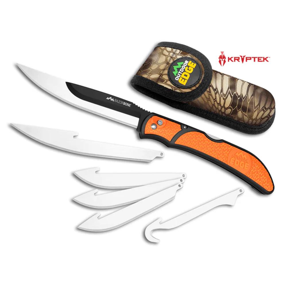 Outdoor Edge Outdoor OD Edge Razor-Bone 6 Blade Set Org