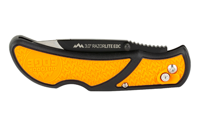 Outdoor OD Edge Razor-Edc Lt 3" 4 Blds Org Outdoor OD Edge Razor-Edc Lt 3" 4 Blds Org