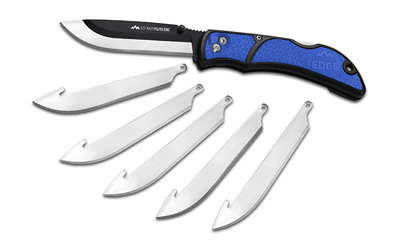 Outdoor Edge Outdoor OD Edge Razor-Edc Lt 3.5" 6 Blds Blue