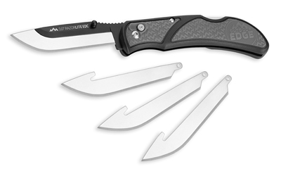 Outdoor Edge Outdoor OD Edge Razor-Edc Lt 3.0" 4 Blds Gray