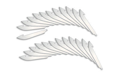 Outdoor Edge Outdoor 3.5? Drop-Point Blade Pack Stainless 24 Blades