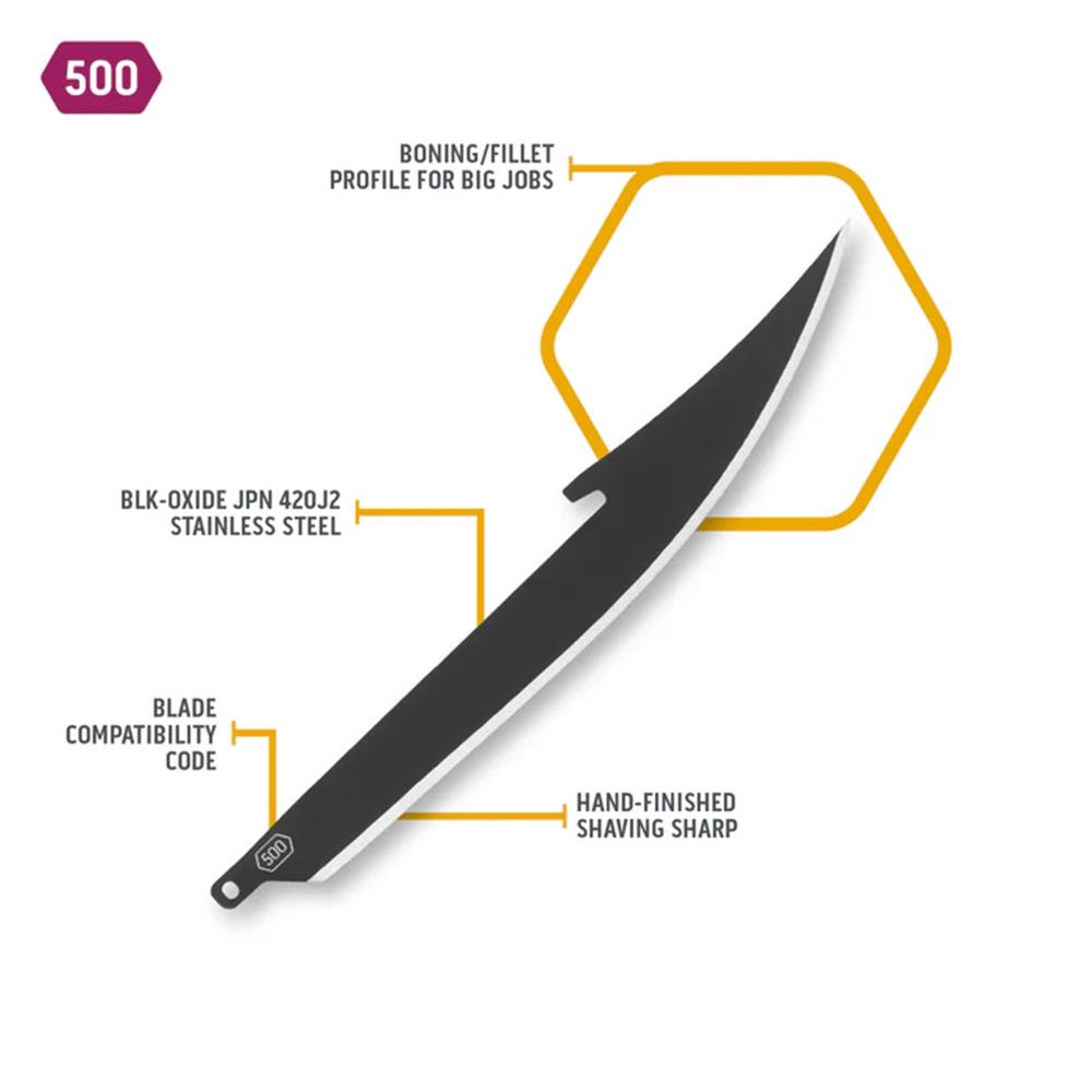 Outdoor 5.0? Boning/Fillet Blade Pack Black 6 Blades Outdoor 5.0? Boning/Fillet Blade Pack Black 6 Blades