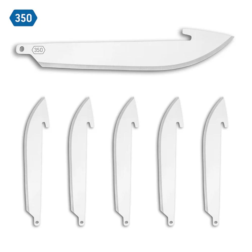 Outdoor Edge Outdoor 3.5? Drop-Point Blade Pack Stainless 6 Blades