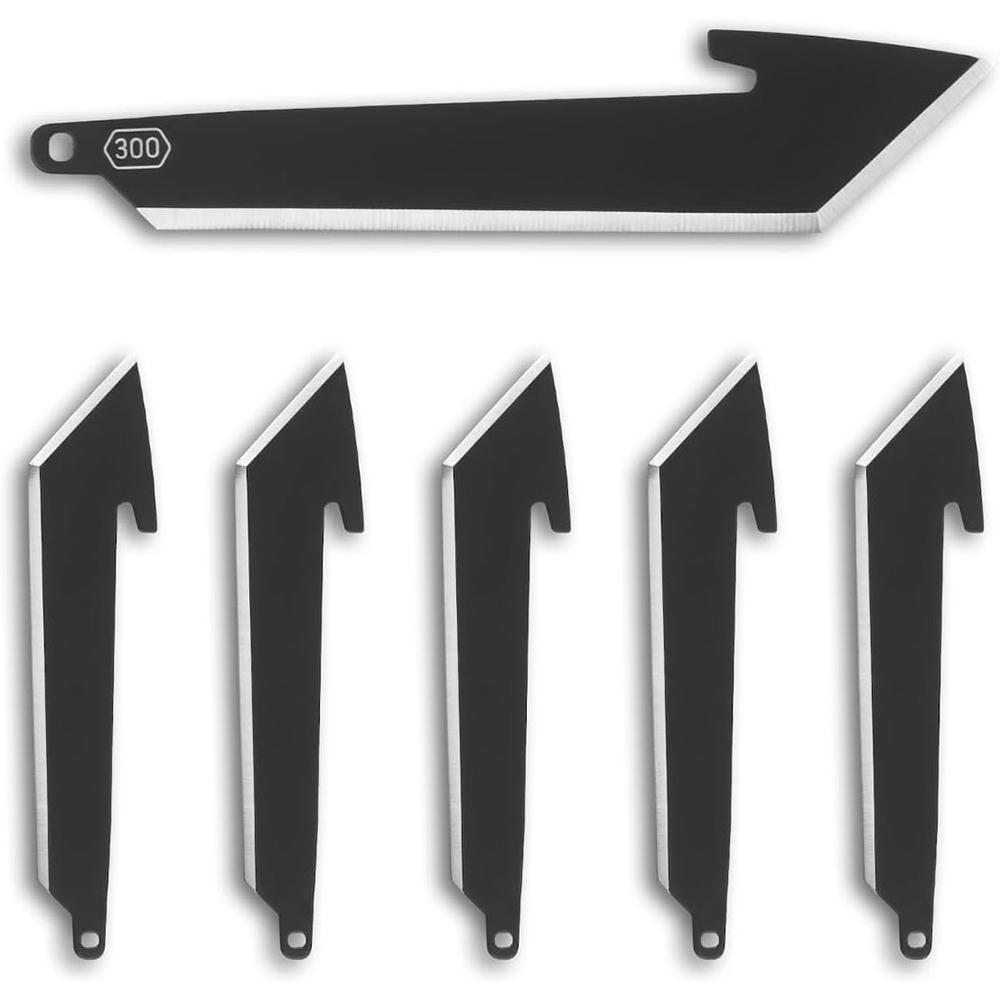 Outdoor Edge Outdoor 3.0' Tanto Blade Pack Black 6 Blades
