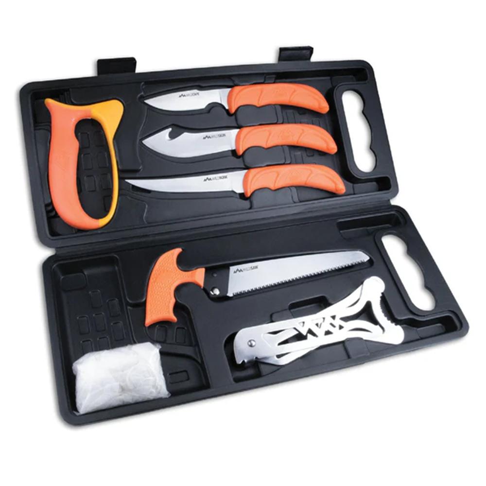 Outdoor Edge Outdoor Wildpak 8 Piece Knife Kit Blow Mold Case