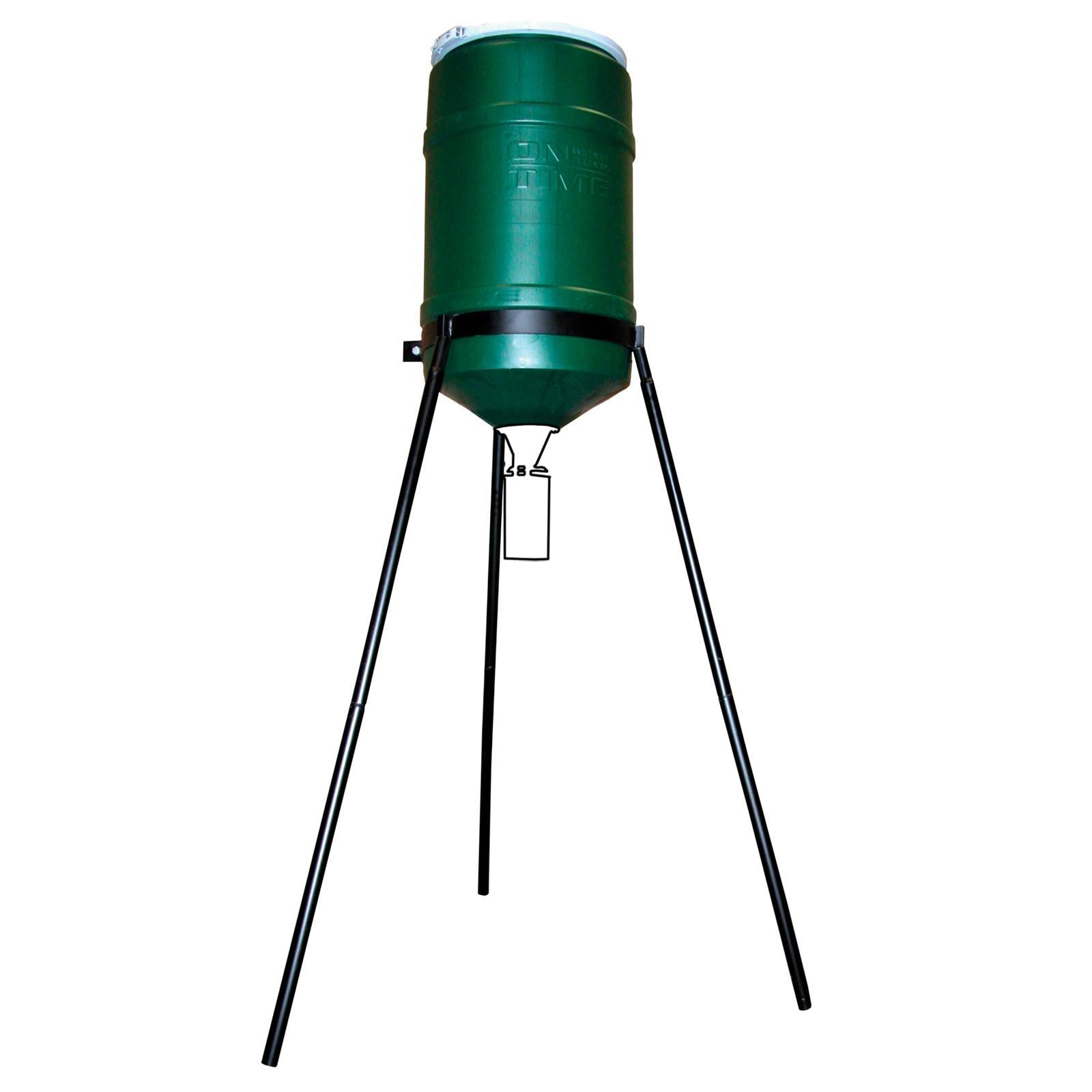 On Time Wildlife Feeders On Time Tomahawk Ultra Hunt 30 Gallon Tripod