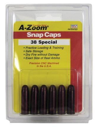 Pachmayr/Tacstar Division Pachmayr/Tacstar Azoom Snap Caps 38SPL 6/Pack Red