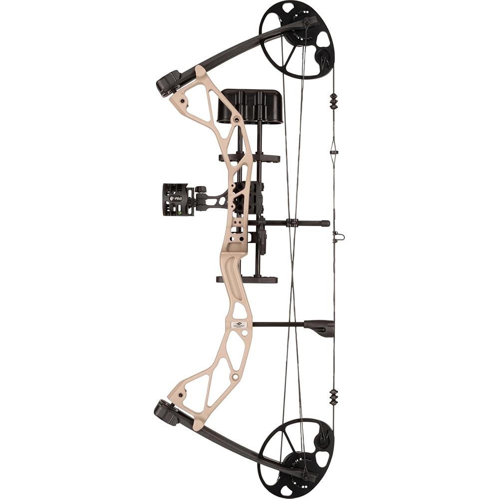 Pure Archery Group Diamond Archery Radian Compound Bow 305 fps 10-55 lbs Right Hand Sandstone with Package