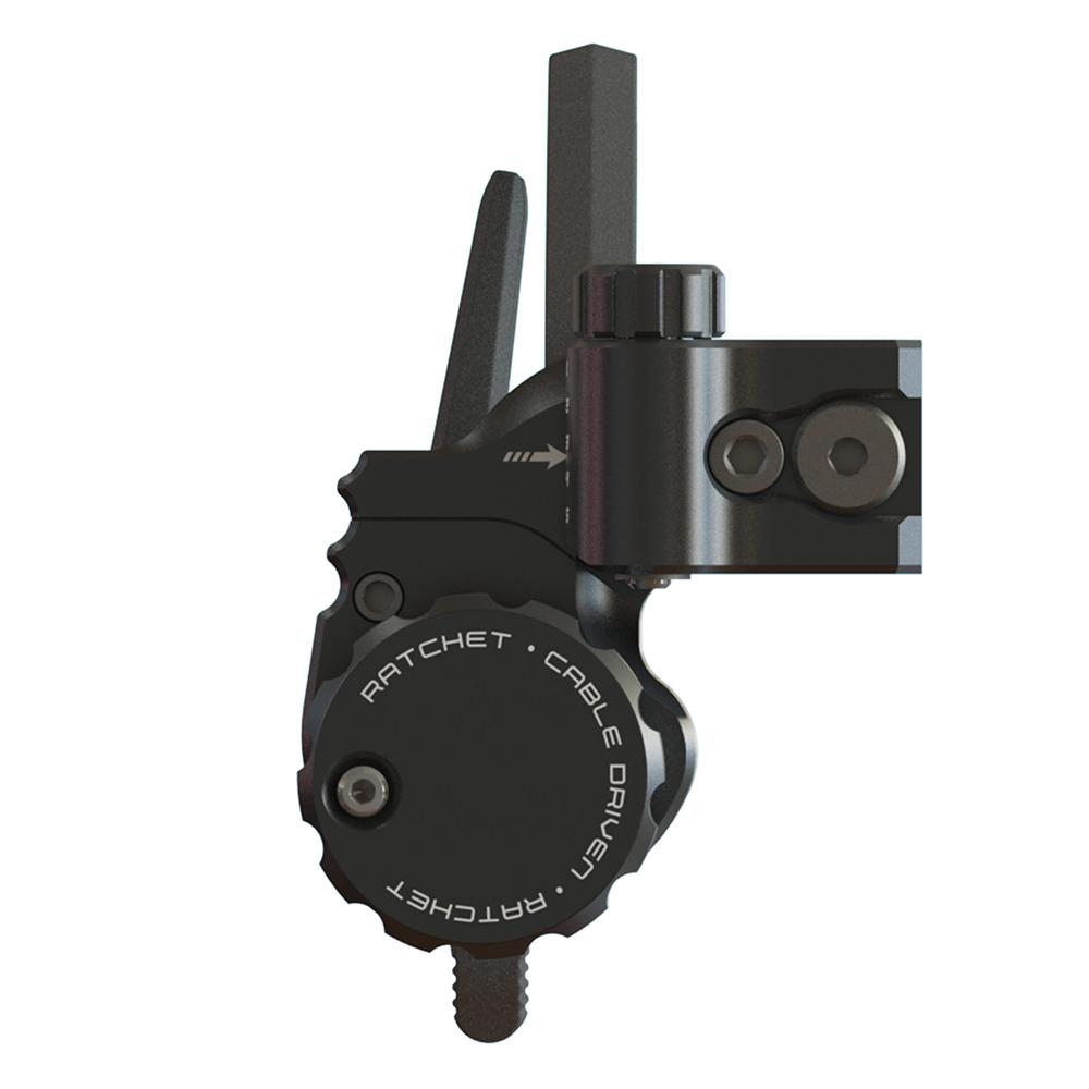 Ripcord Ratchet Cable Driven Arrow Rest Standard Mount Non Micro Adjustable Right Hand Ripcord Ratchet Cable Driven Arrow Rest Standard Mount Non Micro Adjustable Right Hand