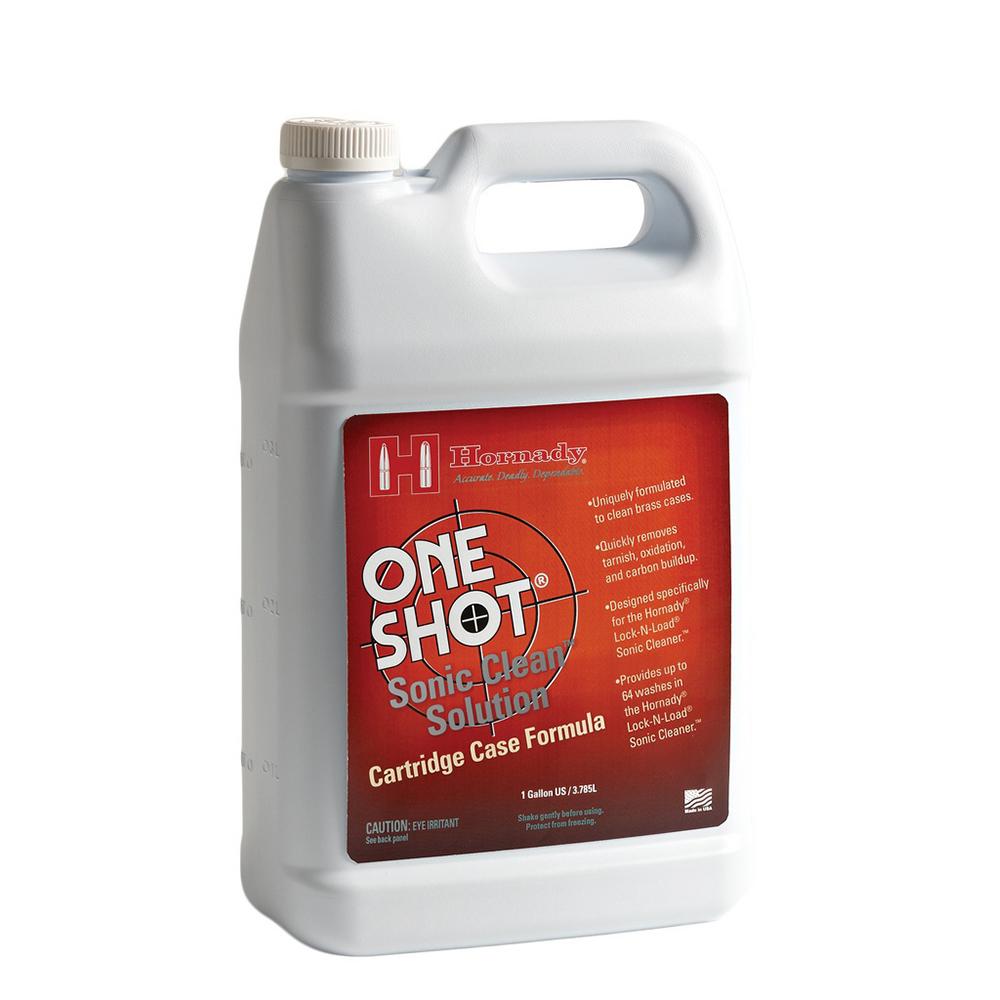 Hornady Reloading Hornady One Shot Sonic Cleaning Solution - Cartridge Case Formula - 1 gal