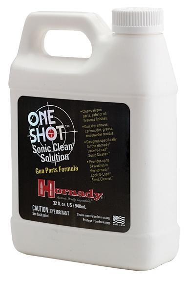 Hornady Reloading Hornady One Shot Sonic Cleaning Solution - Gun Parts Formula - 1 qt