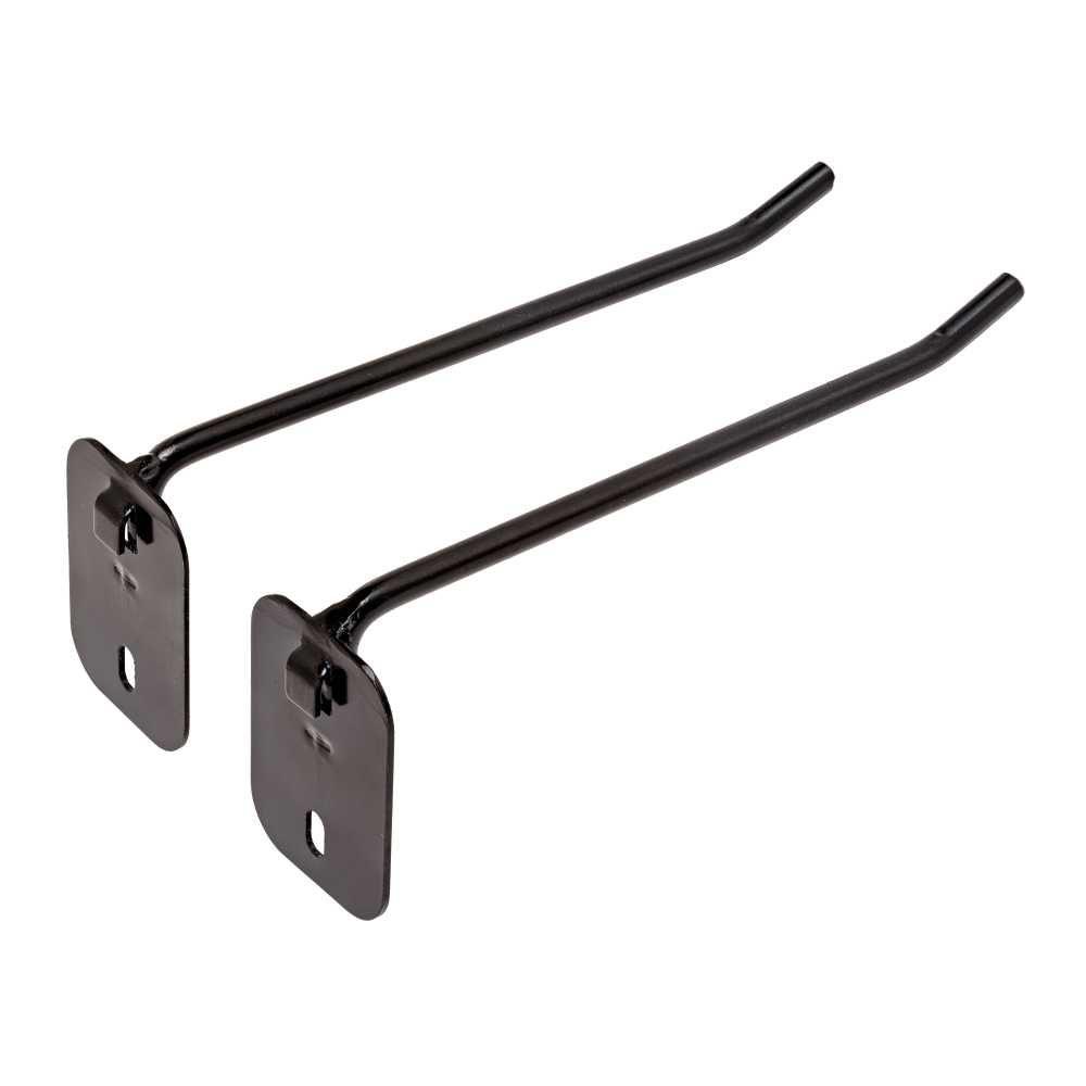 Hornady Reloading Hornady Square-Lok 6" Single Peg Hook Black 2/ct