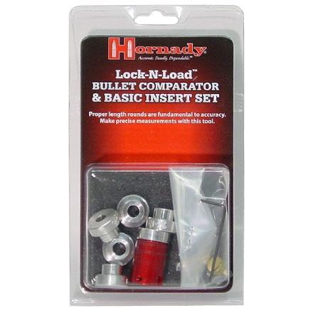 Hornady Reloading Hornady Lock-N-Load Bullet Comparator - Basic Set Body & 6 Inserts