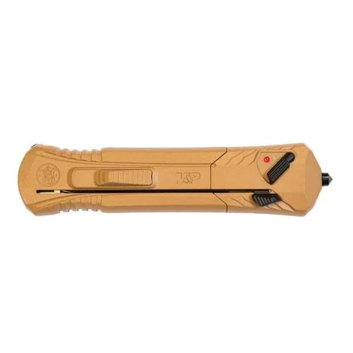 Smith & Wesson M&P Spear Tip OTF Automatic Knife 3 7/10" Blade FDE Smith & Wesson M&P Spear Tip OTF Automatic Knife 3 7/10" Blade FDE