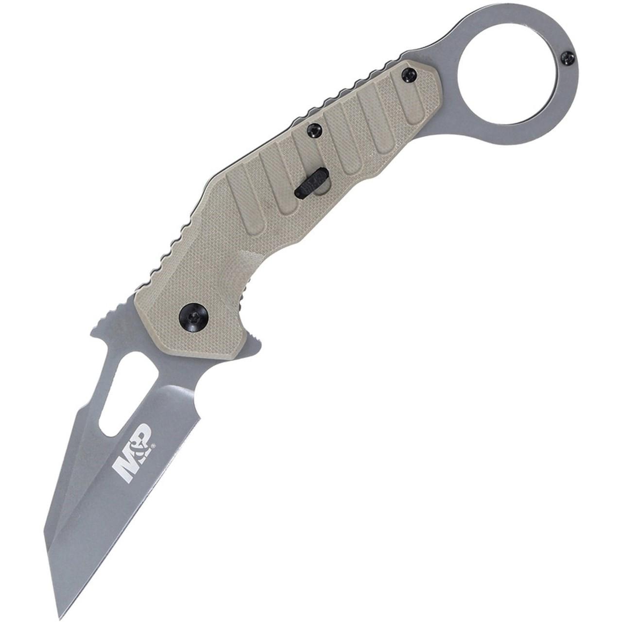 Battenfeld Knives Smith & Wesson M&P Extreme Ops Karambit Knife 3" Blade FDE