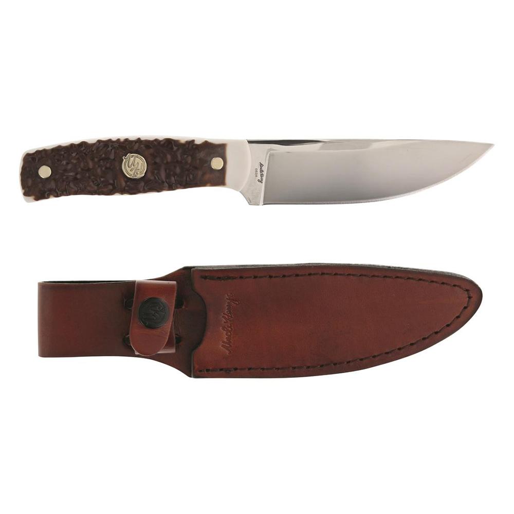Battenfeld Knives Uncle Henry Next Gen 191UH Fixed Knife 4-3/5" Bowie Blade Staglon Clamshell
