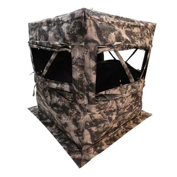 AOB BOG Sitting Hub Blind 600D Mossy Oak Terra