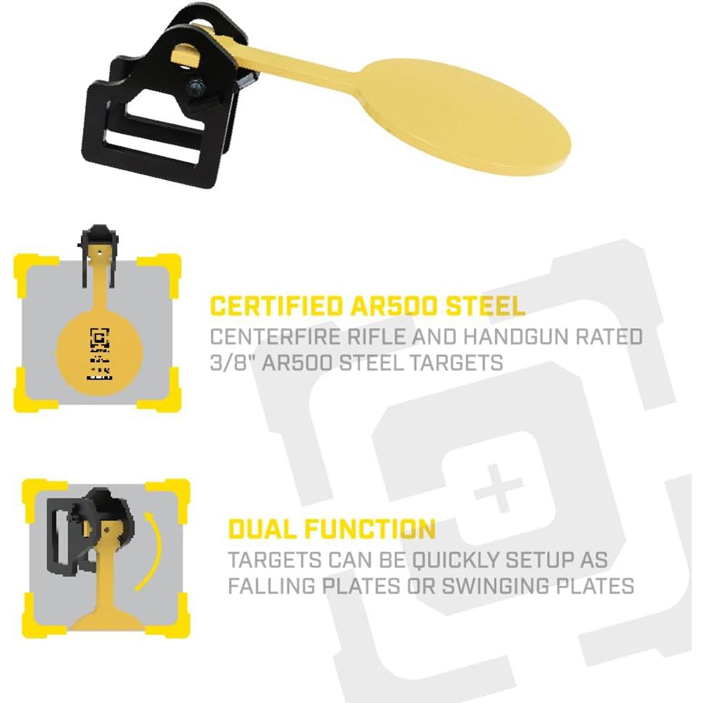Caldwell AR500 Plate Rack Expansion Kit Steel Target with 3/8" AR500 Steel Target Caldwell AR500 Plate Rack Expansion Kit Steel Target with 3/8" AR500 Steel Target