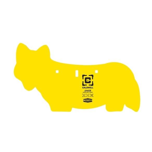AOB Caldwell AR500 Coyote Steel Hanging Target Yellow