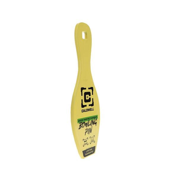 Caldwell AR500 1/4' Rimfire/Handgun Bowling Pin Target Yellow Caldwell AR500 1/4' Rimfire/Handgun Bowling Pin Target Yellow