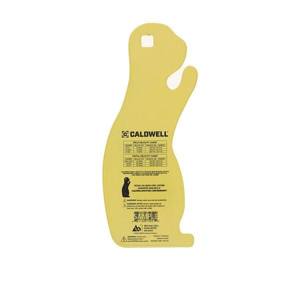 Caldwell AR500 1/4' Rimfire/Handgun Prairie Dog Target Yellow Caldwell AR500 1/4' Rimfire/Handgun Prairie Dog Target Yellow