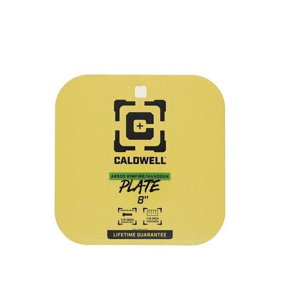 AOB Caldwell AR500 Rimfire/Handgun Target 8" Gong 1/4" Yellow
