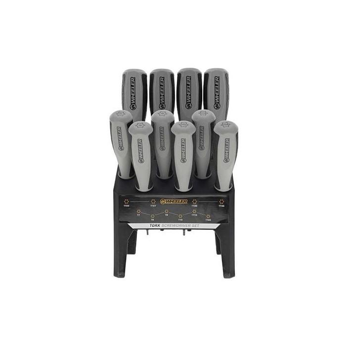 AOB Wheeler 10 Piece Torx Benchtop Screwdriver Set