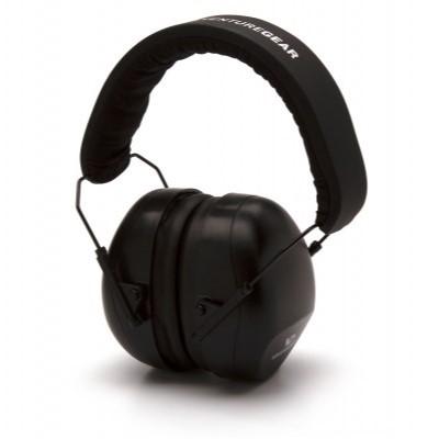 Pyramex Safety Pyramex Black - NRR 26 dB Low Profile Hearing Protector - VG Clamshell