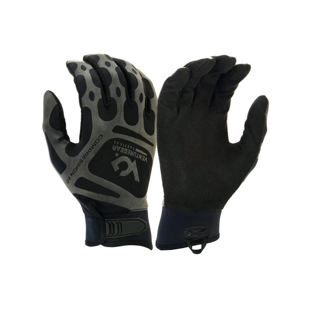 Pyramex Safety Venture Gear Tactical Gloves Compression Training H&L Black Extra Large