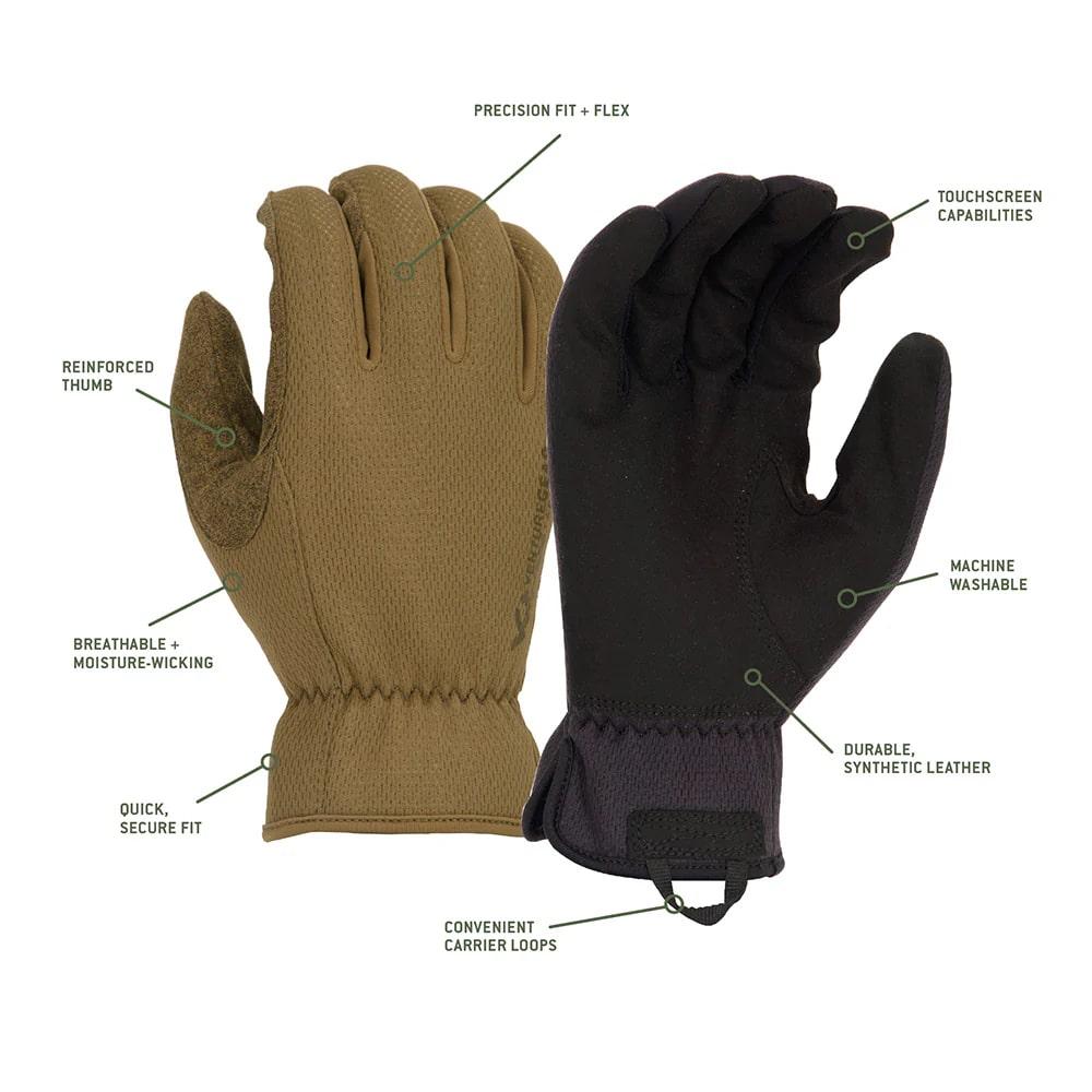 Venture Gear Tactical Gloves Medium Duty Operator Slip-on Black Large Venture Gear Tactical Gloves Medium Duty Operator Slip-on Black Large