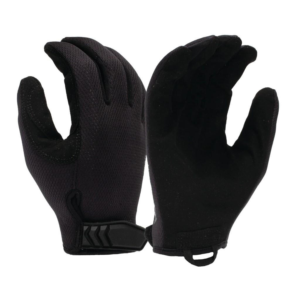 Pyramex Safety Venture Gear Tactical Gloves Medium Duty Adjustable Operator H&L Black Med