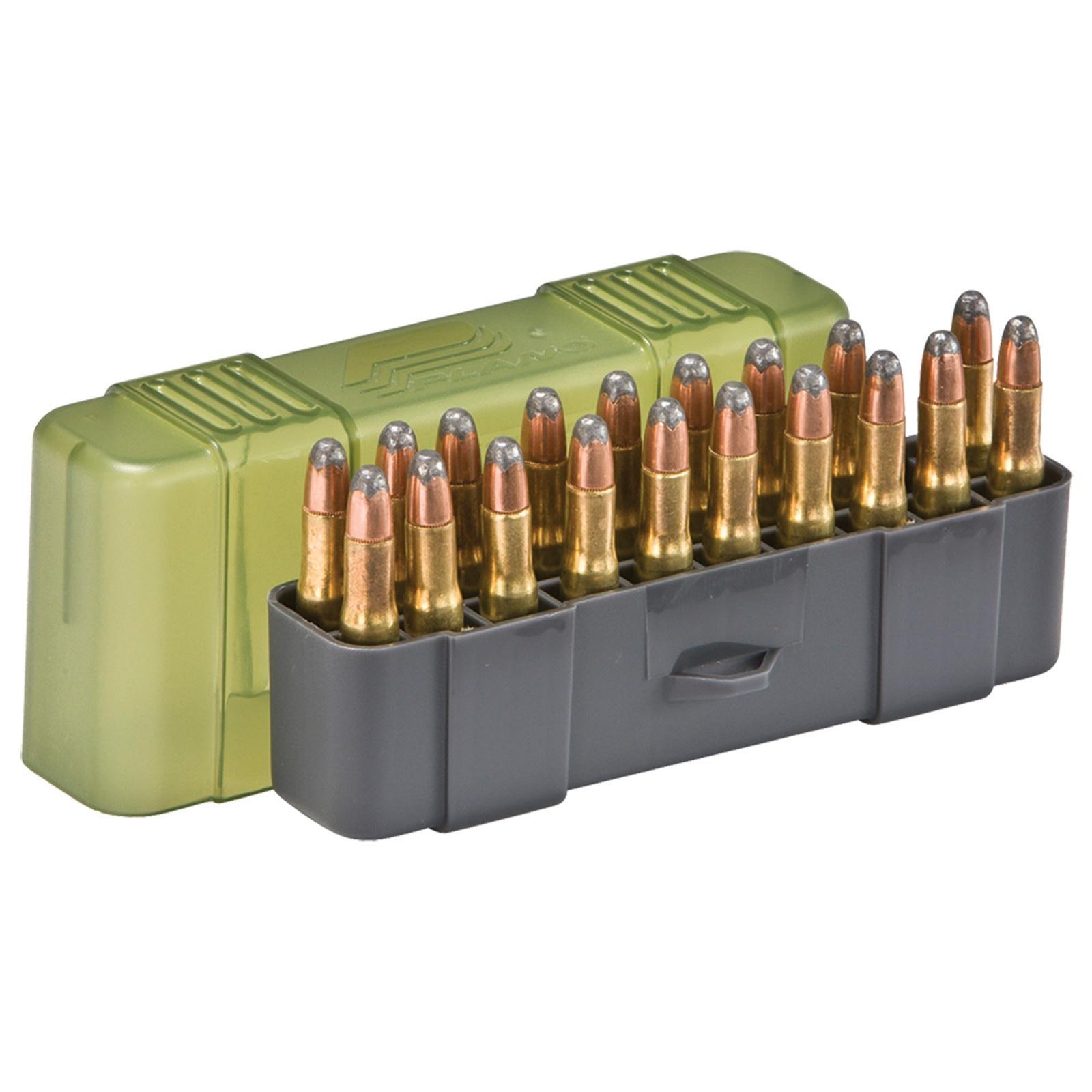 Plano Molding Company Plano Cartridge Box .22-250 -.35 Rem Green/green 20ct.