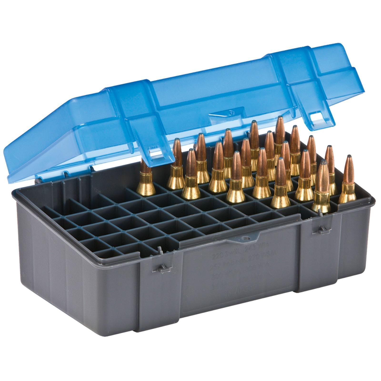Plano Molding Company Plano Cartridge Box .220swi Ft- 45-70 Govt Blue/charc 50ct.