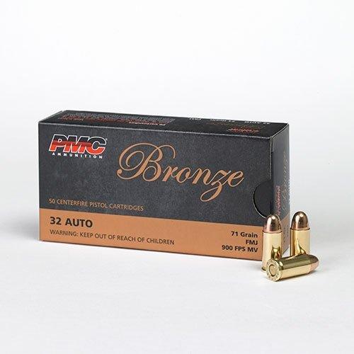 PMC Ammunition PMC Bronze Handgun Ammunition .32 ACP 71 gr