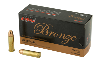 PMC Ammunition PMC Bronze Handgun Ammunition .38 Spl 132 gr
