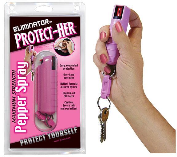 Personal Security Products Personal 1/2 Oz. Pepper Spray W/pink Hard Case