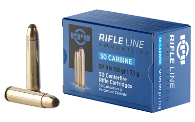 Prvi Partizan PPU Rifle Ammunition .30 Carbine 110 gr SP 1990 fps 50/ct