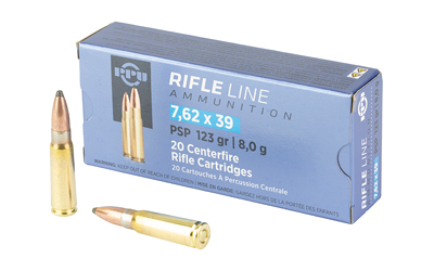 Prvi Partizan PPU Rifle Ammunition 7.62x39 123gr PSP 2350 fps 20/ct