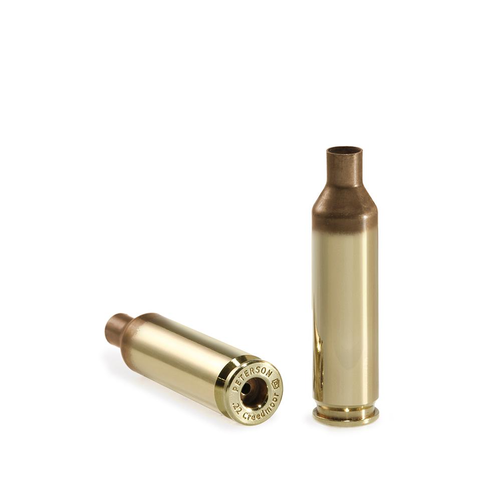 Peterson Cartridge Peterson LRP(Large Rifle Primer) Unprimed Brass 22 Creedmoor - 500/ct