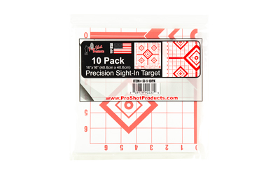 Pro-Shot Products Pro-Shot 16x16 Red Sight In 10PK