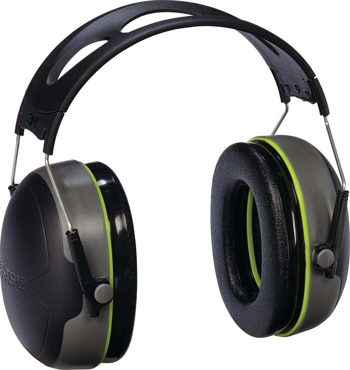 3M PELTOR Peltor Sport Bull's Eye Hearing Protector Passive Ear Muffs 27dB Black Grey