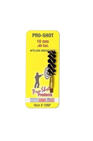 Pro-Shot Products Pro-Shot Nylon Pistol Bore Brush with Brass Core .40 cal/10mm