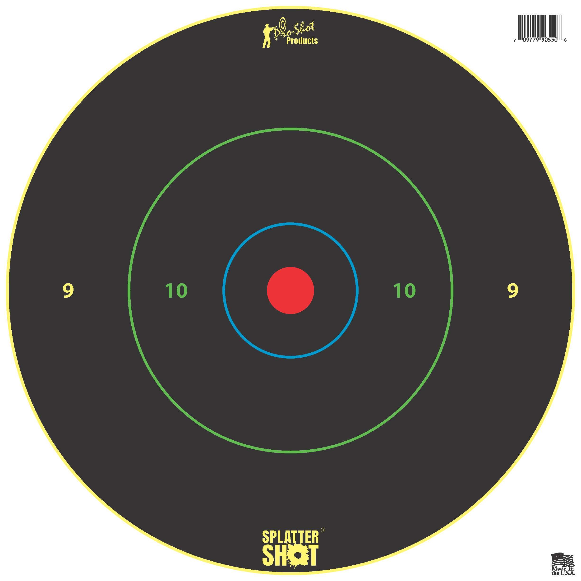 Pro-Shot Products Pro-Shot 12" Multi Clr Bullseye 5PK