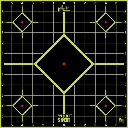 Pro-Shot Products Pro-Shot Splatter Shot 12" Green Sight In Target - Peel-and-Stick 5/ct