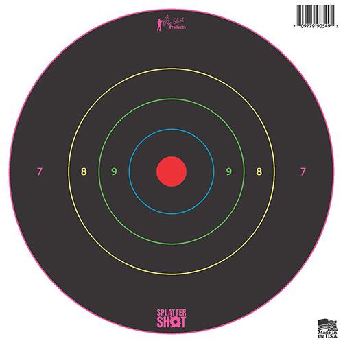 Pro-Shot Products Pro-Shot 8" Multi Clr Bullseye 6PK