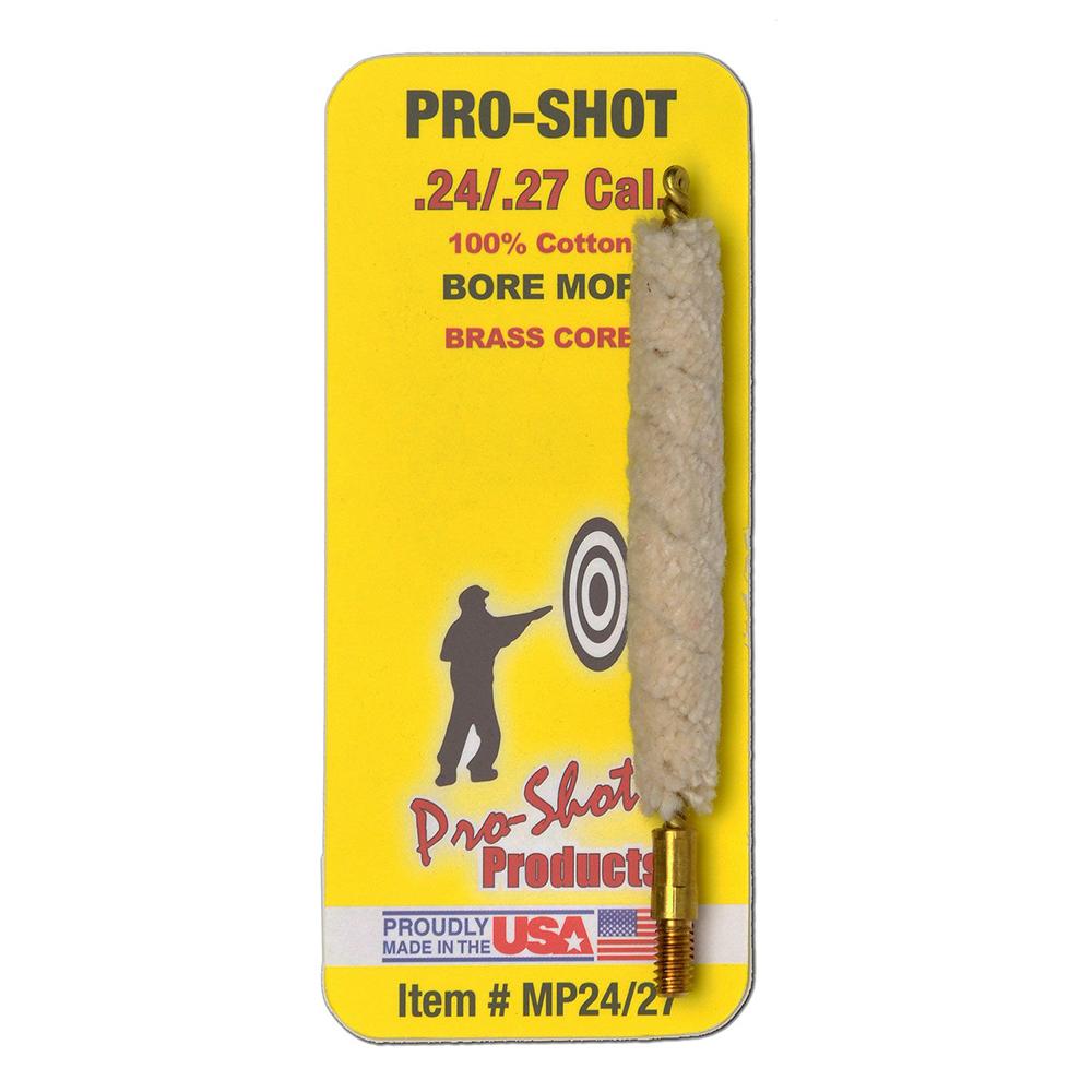 Pro-Shot Products Pro-Shot Bore Mop (8/32 Thread) .24-.27 cal