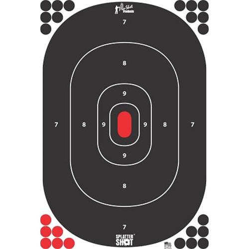 Pro-Shot Products Silhouette Splatter Shot-12x17 - Peel & Stick 5 QTY.