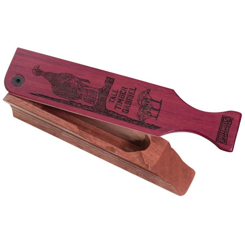 Primos Tall Timber Gabriel Wood Grain Single Sided w/Thumb Holes Clam E/F