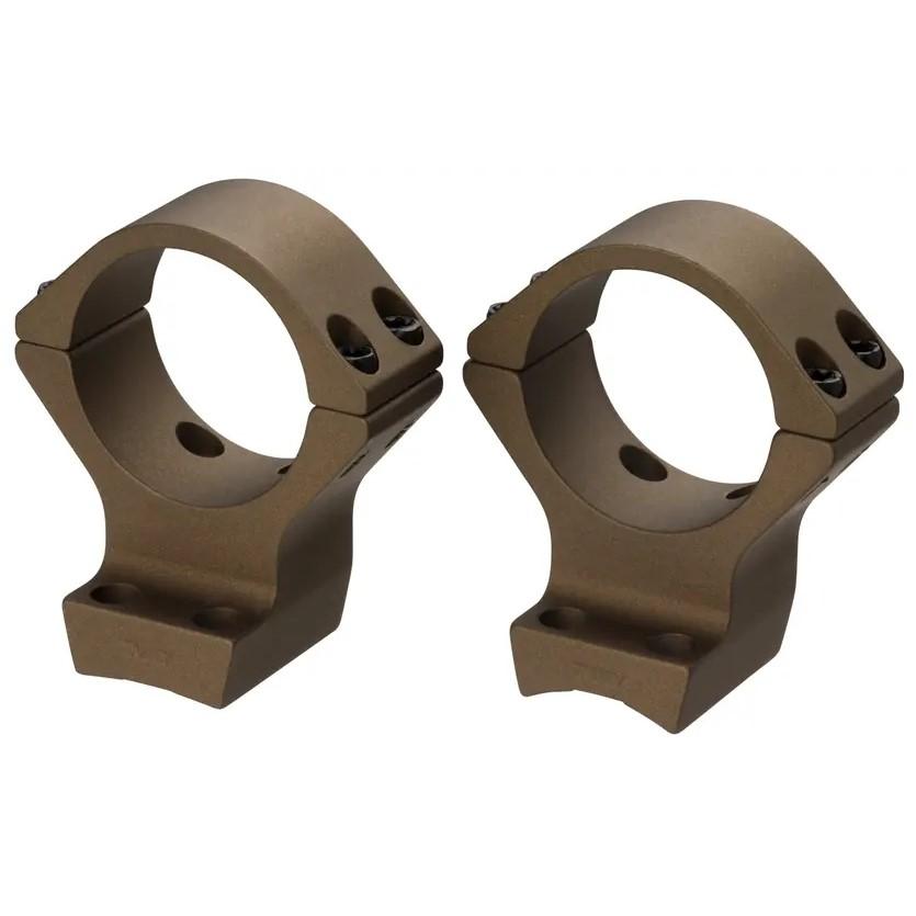 Browning Clothing Browning 2-Piece X-Bolt Scope Mounts 30mm High - Smoke Bronze Cerakote