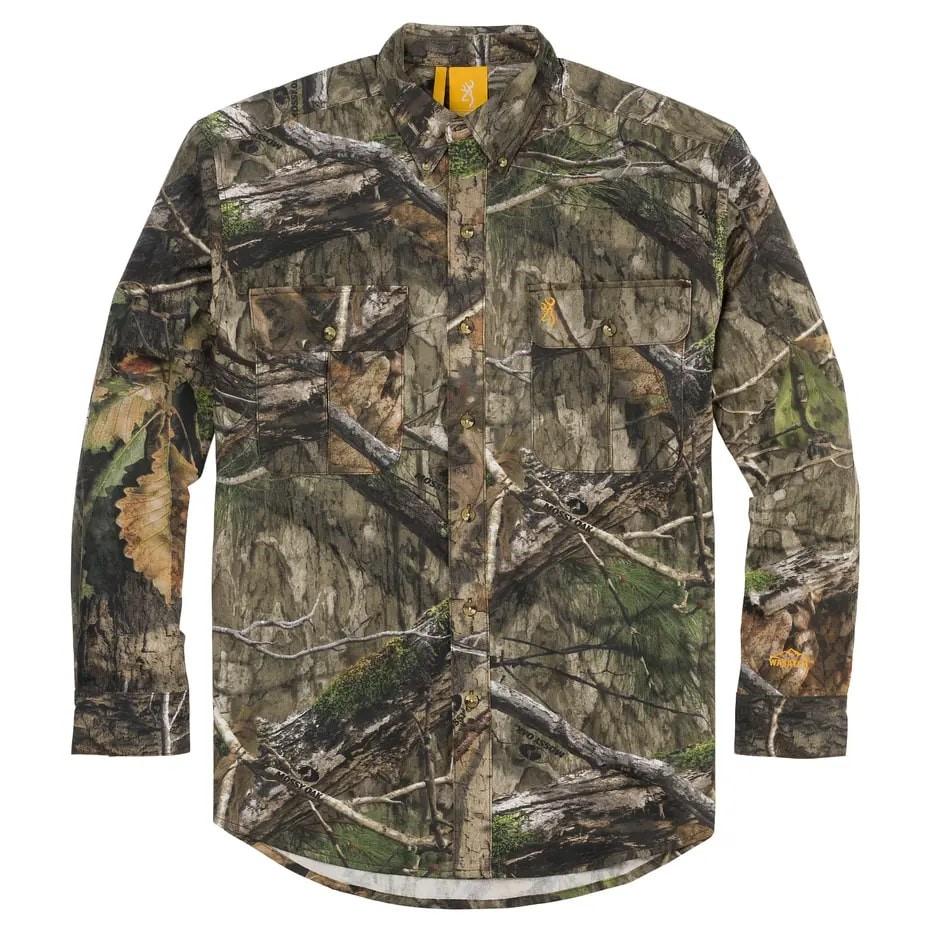 Browning Clothing Browning Wasatch-CB Shirt Button-Front 2 Pocket Mossy Oak DNA XL
